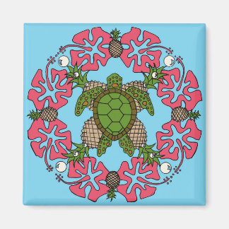 Imán Tortuga marina Mandala-Magnet