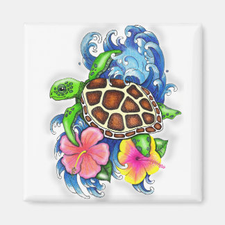 Imán Tortuga marina tropical