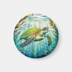 Imán Tortuga Pintada