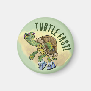 Imán Tortuga pintada en marcha