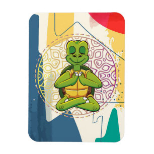 Imán Tortuga que ama tortuga Mandala Meditación