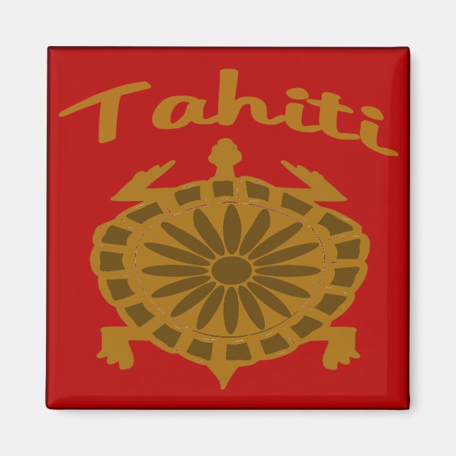 Imán Tortuga Tahiti (Frente)
