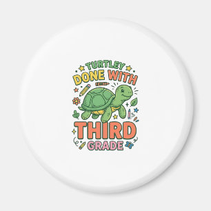 Imán Tortuga Terminada Con Camiseta Escolar De Tortuga