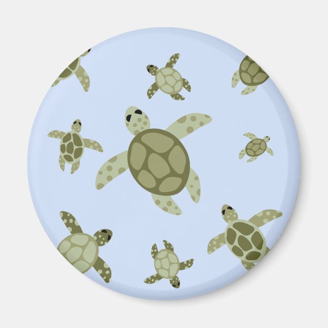 Imán Tortugas de mar (Frente)