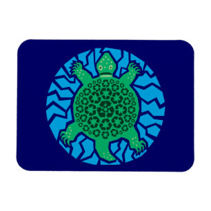Imán Tortugas marinas, reciclaje