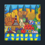 Imán Toscana Delights Magnet<br><div class="desc">Libera tu frigorífico y cocina con este imán colorido con un hermoso motivo de pintura de todas las delicias y colores de la hermosa Toscana por la popular artista Lisa Lorenz</div>