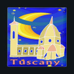 Imán Toscana nocturna estrellada<br><div class="desc">Toscana nocturna estrellada</div>