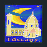 Imán Toscana nocturna estrellada<br><div class="desc">Toscana nocturna estrellada</div>