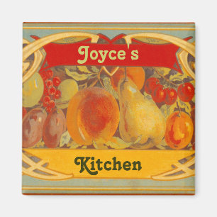 Imán toscano personalizado de la cocina