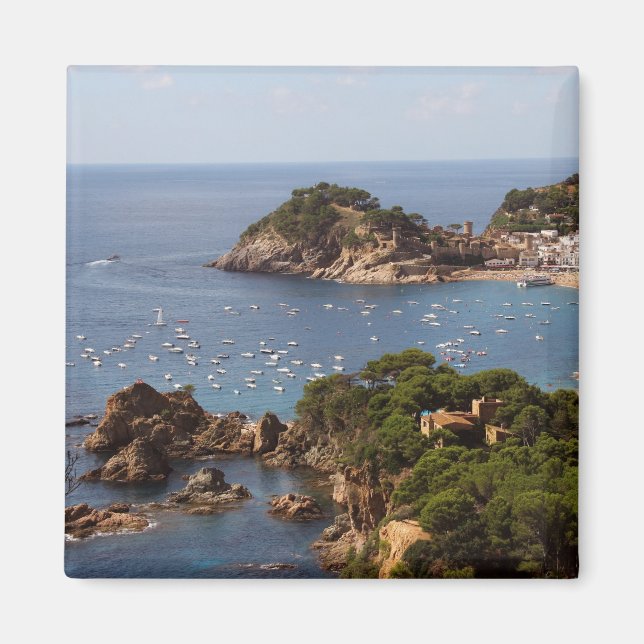 Imán TOSSA DE MAR. Ciudad situada en la Costa Brava. (Frente)