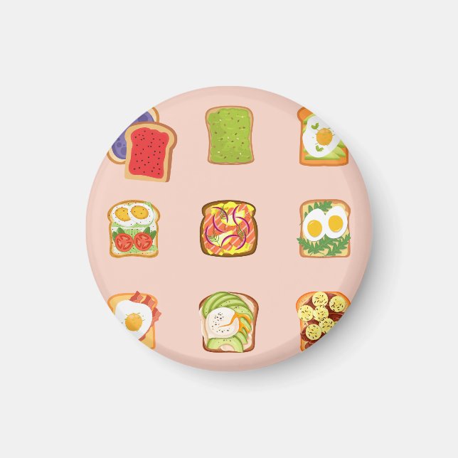 Imán Tostada de Brunch (Frente)