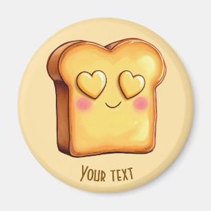 Imán Tostada Personalizado sonriente