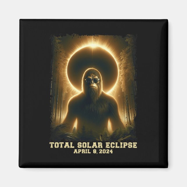 Imán Total Abril 8 2024 Eclipse solar total (Frente)