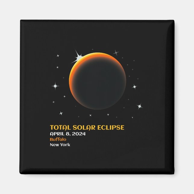 Imán Total América 04 08 24 Eclipse solar total 2024 (Frente)