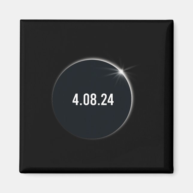 Imán Total América 04 08 24 Eclipse solar total 2024 (Frente)