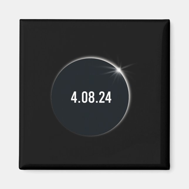 Imán Total América 04 08 24 Eclipse solar total 2024 (Frente)