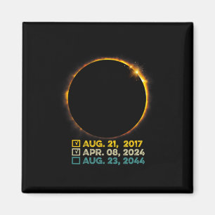 Imán Total Eclipse solar 2024 Lista de verificación de 