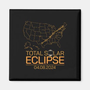 Imán Total Eclipse Solar Abril 8 2024 Mapa Ue Totalidad