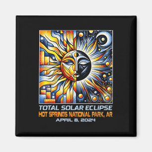 Imán Total Eclipse Solar Hot Springs Ar Arkansas