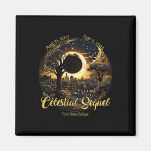 Imán Total Eclipse Solar Secuencia Celeste 2017 Totalid