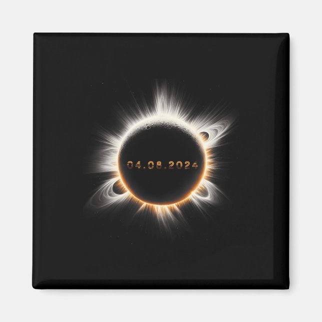 Imán Total primavera 4.08.24 Eclipse solar total 2024 (Frente)