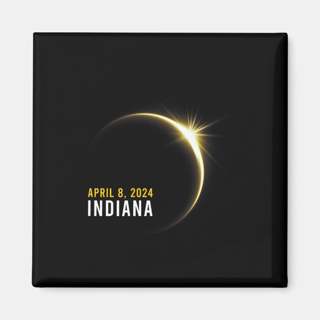 Imán Totalidad 04 08 24 Eclipse solar total 2024 Indian (Frente)