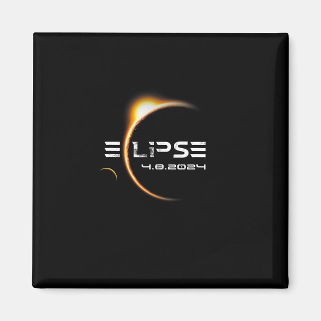 Imán Totalidad 4.08.2024 Eclipse solar total 2024 (Frente)