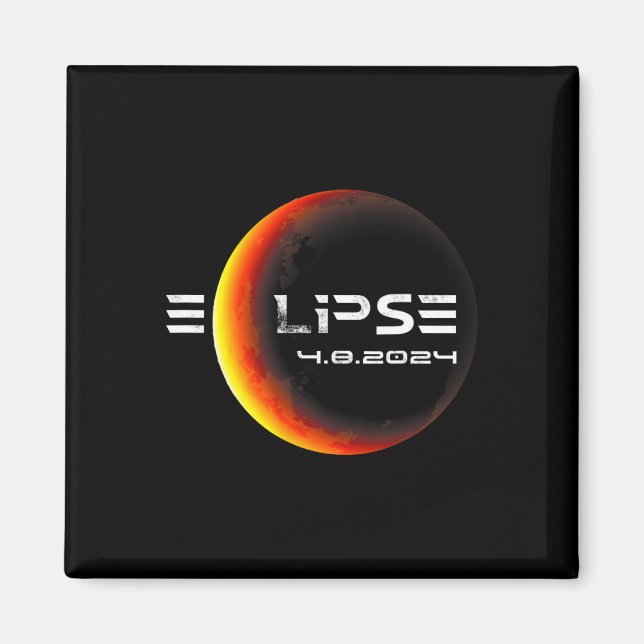 Imán Totalidad 4.08.2024 Eclipse solar total 2024 (Frente)