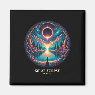 Imán Totalidad Americana Abril 8 2024 Místico Total Sol