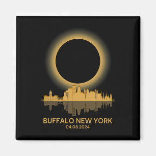 Imán Totalidad de recuerdo de Solar Eclipse Buffalo Nue