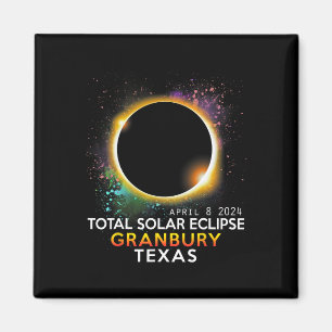 Imán Totalidad de Texas Eclipse solar total Abril 8 202
