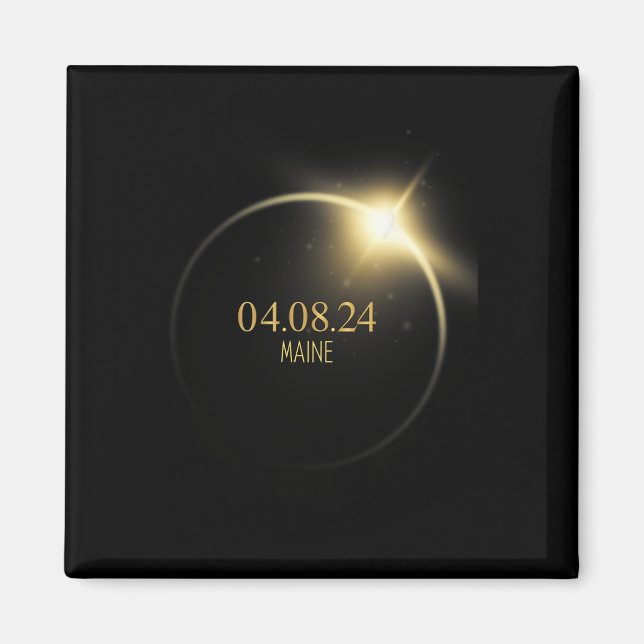 Imán Totalidad Eclipse solar 2024 4.08.24 Accesorios (Frente)