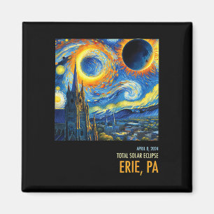 Imán Totalidad Eclipse solar total 04 8 2024 Erie