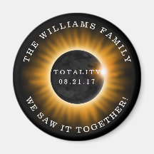 Totalidad familiar Eclipse solar personalizado