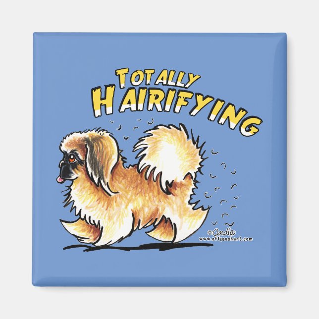 Imán totalmente Hairificador para los pekingeses (Frente)
