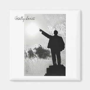 Imán Totalmente Soviético Lenin Señalando el Camin