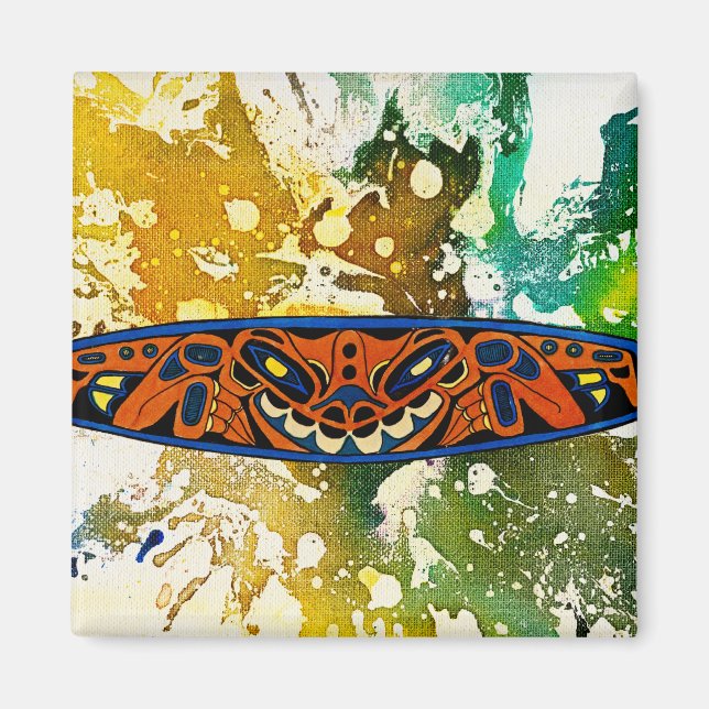 Imán Tótem atabasco por Michael Moffa (Frente)