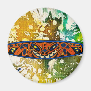 Imán Tótem de Athabascan de Michael Moffa