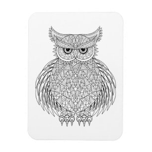Imán Tótem inspirado del pájaro del búho
