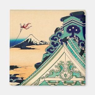 Imán Toto Asakusa Honganji por Katsushika Hokusai