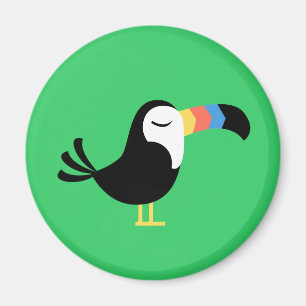Imán Toucan colorido
