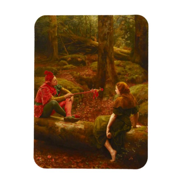 Imán Touchstone y Audrey (por John Collier) (Vertical)