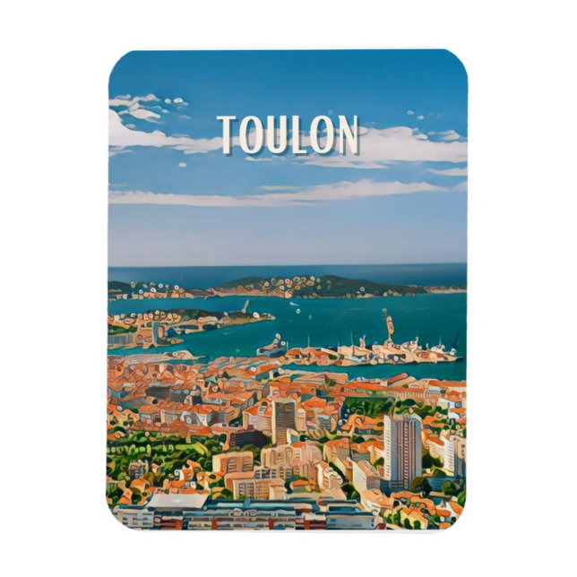 Imán Toulon Photo Vintage (Vertical)