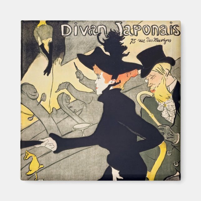 Imán Toulouse-Lautrec - Divan Japonais (Frente)