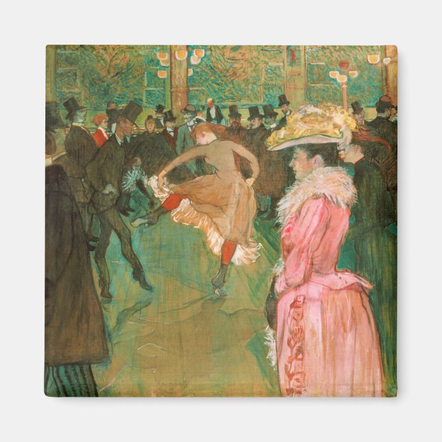 Imán Toulouse-Lautrec - En el Rouge, la danza (Frente)
