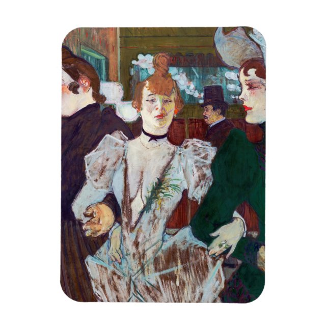 Imán Toulouse-Lautrec - La Goulue llegando a la Roque (Vertical)