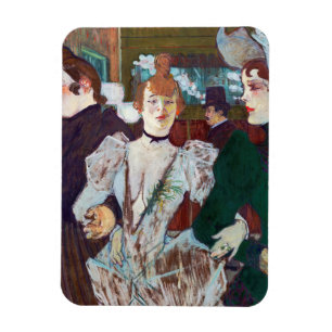Imán Toulouse-Lautrec - La Goulue llegando al Rouge