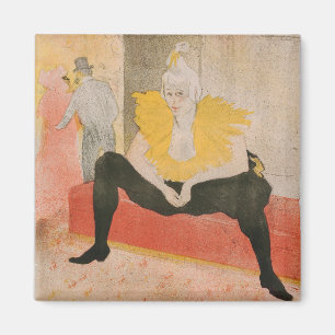 Imán Toulouse-Lautrec - Mademoiselle Cha-u-kao Sentada