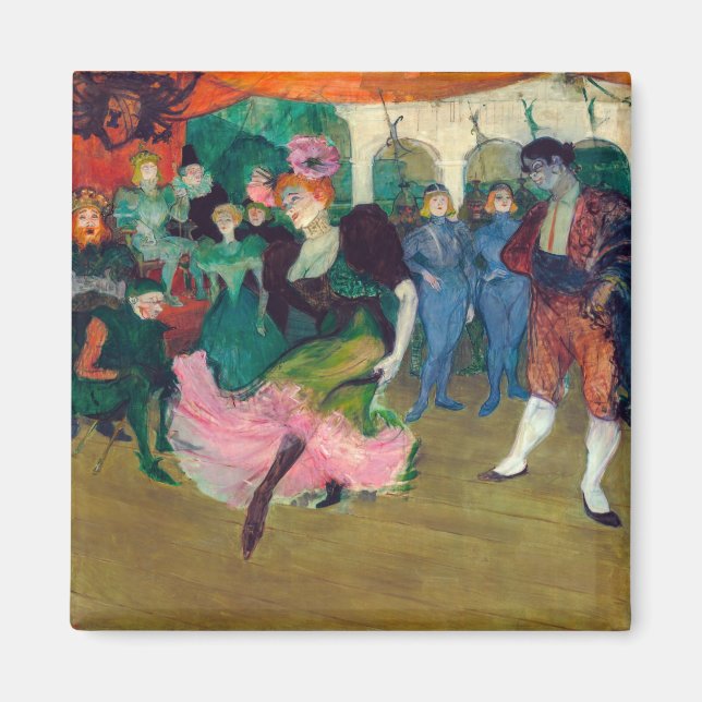 Imán Toulouse-Lautrec - Marcelle Lender, Dancing Bolero (Frente)