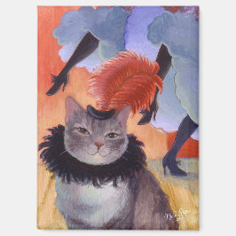 Imán Toulouse-Lautrec Moulin Rouge Cat